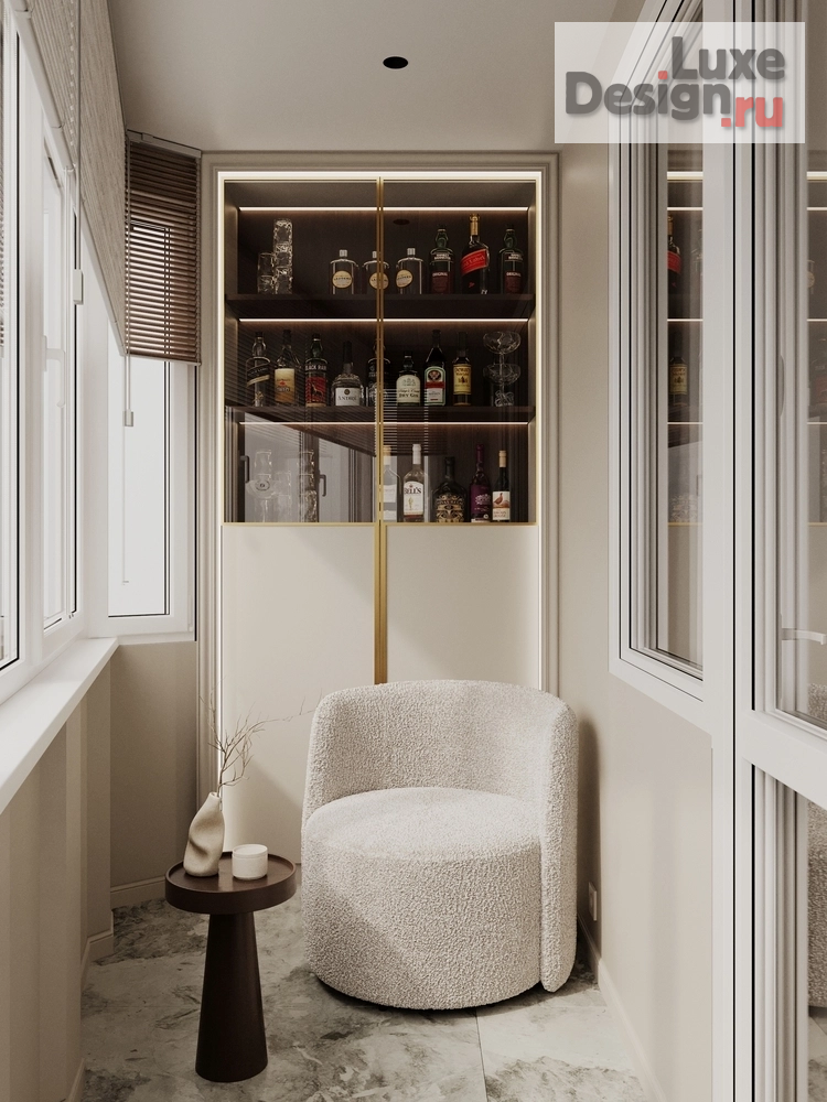 Дизайн интерьера трехкомнатной квартиры "Пойма" (фото 25)