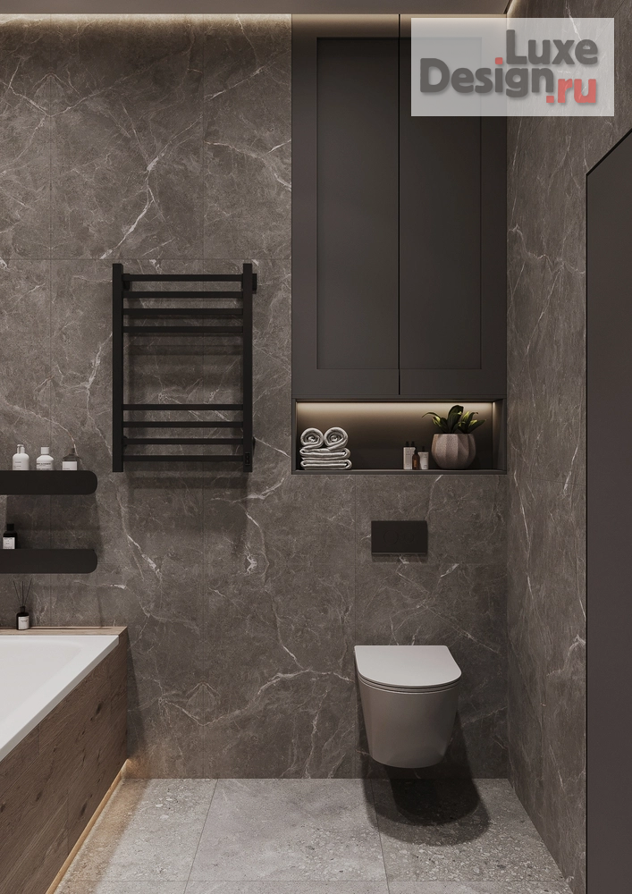 Дизайн интерьера трехкомнатной квартиры "ЖК Событие Темное" (фото 20)