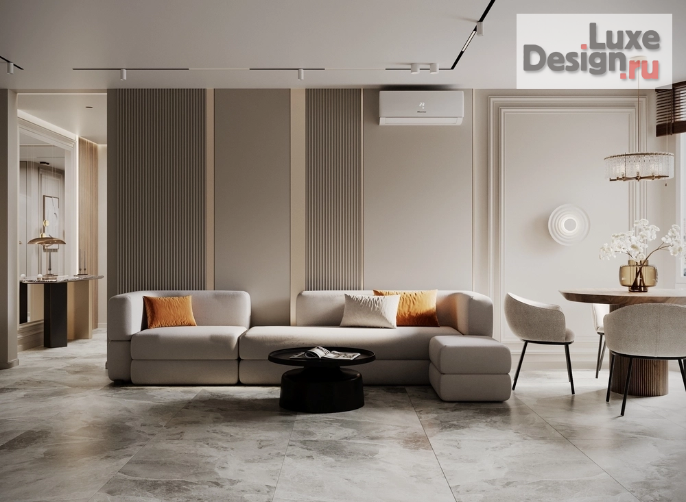 Дизайн интерьера трехкомнатной квартиры "Пойма" (фото 4)