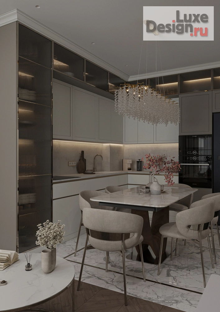 Дизайн интерьера трехкомнатной квартиры "ЖК I Love" (фото 15)