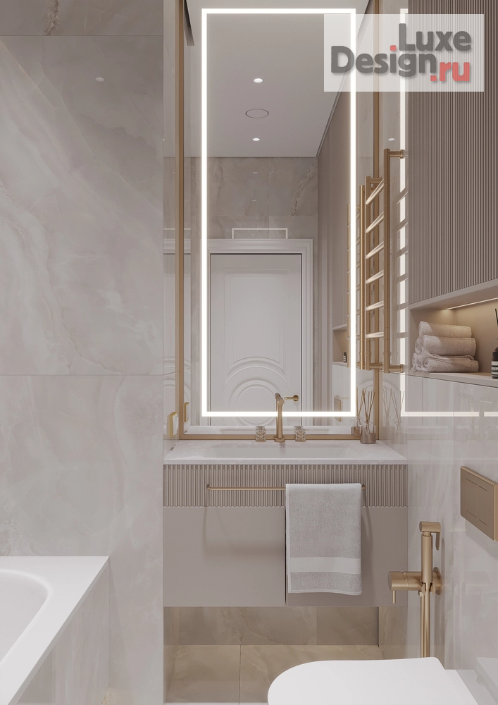 Дизайн интерьера трехкомнатной квартиры "ЖК I Love" (фото 6)