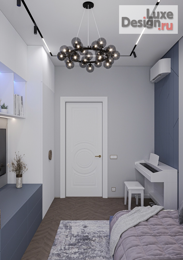 Дизайн интерьера трехкомнатной квартиры "ЖК I Love" (фото 24)