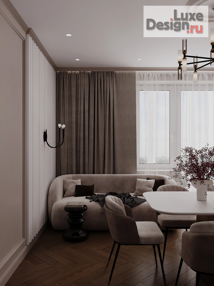 Дизайн интерьера двухкомнатной квартиры "ЖК "Ландыш"" (фото 16)
