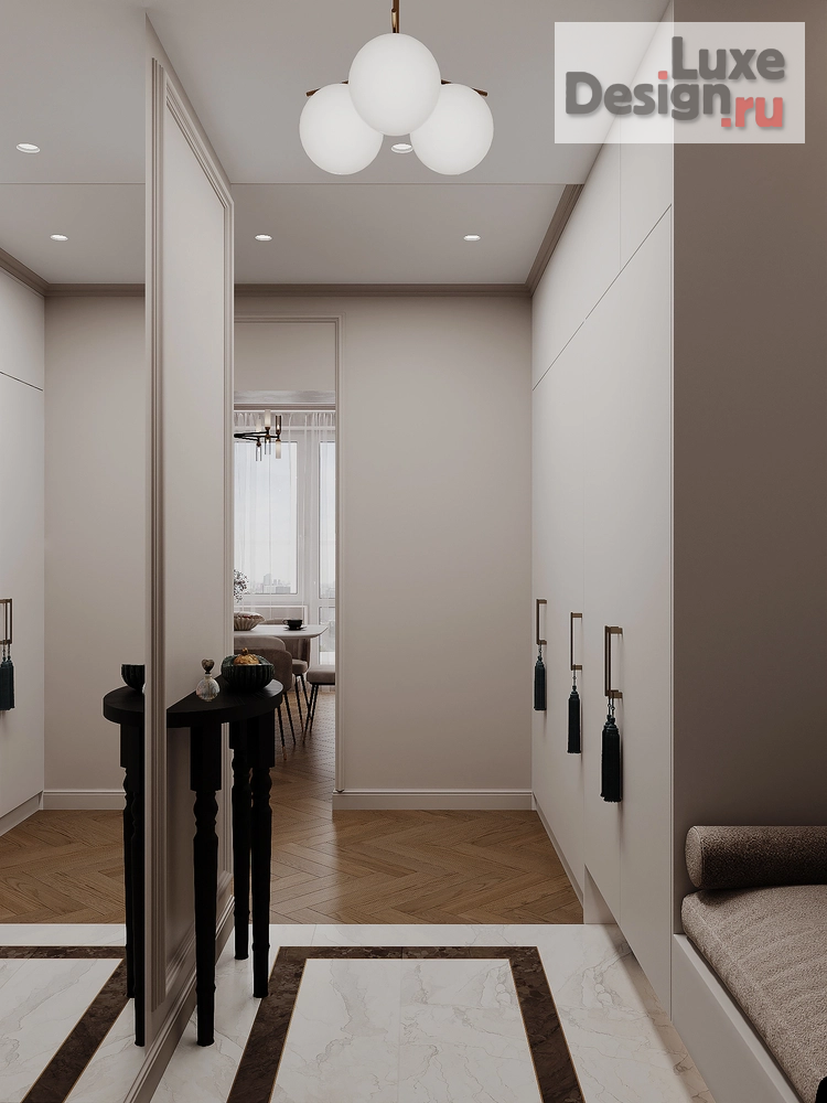 Дизайн интерьера двухкомнатной квартиры "ЖК "Ландыш"" (фото 9)