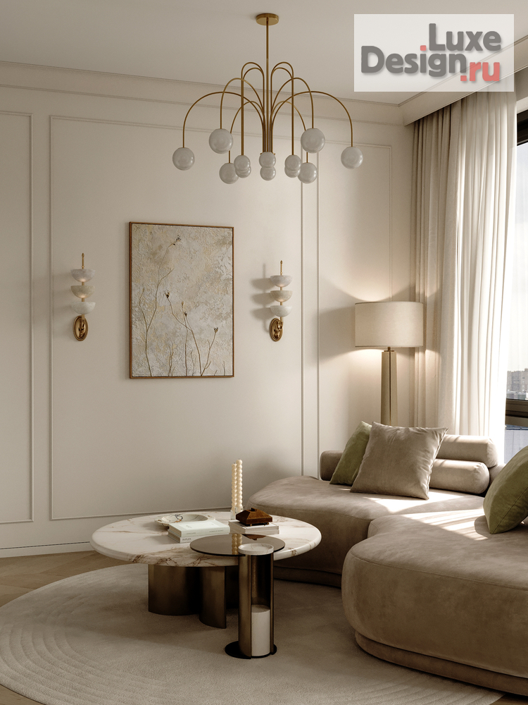 Дизайн интерьера трехкомнатной квартиры "ИНТЕРЬЕР КВАРТИРЫ В ЖК iLOVE 85 КВ.М" (фото 3)