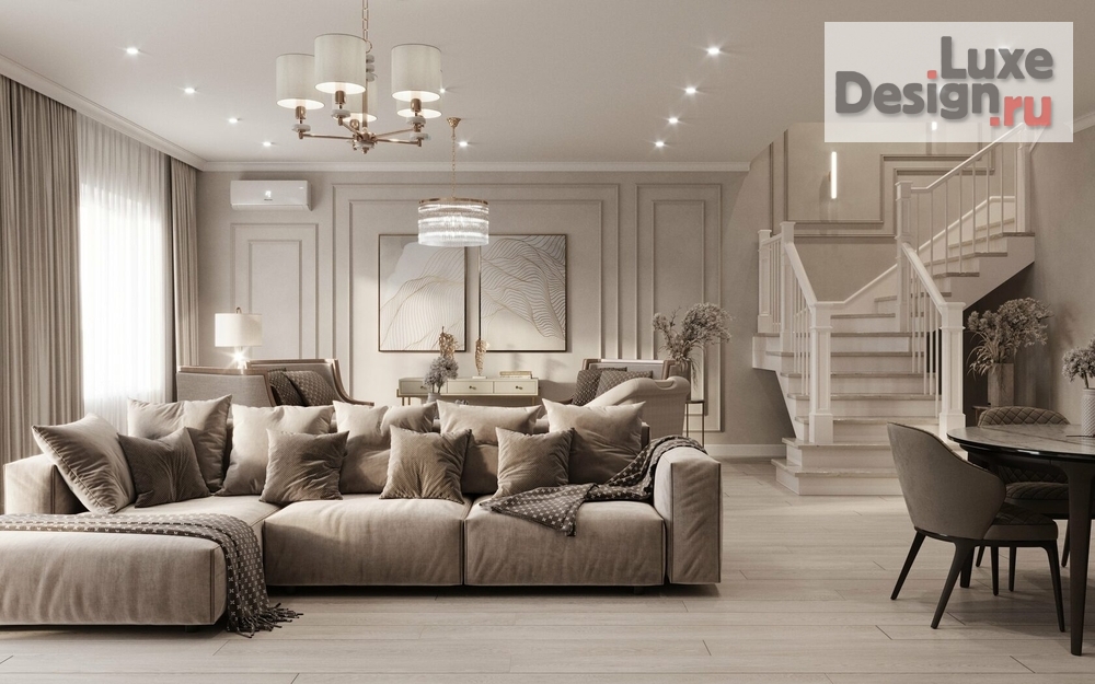 Дизайн интерьера частного дома "РЕАЛИЗОВАННЫЙ ИНТЕРЬЕР ДОМА 300 КВ.М" (фото 18)