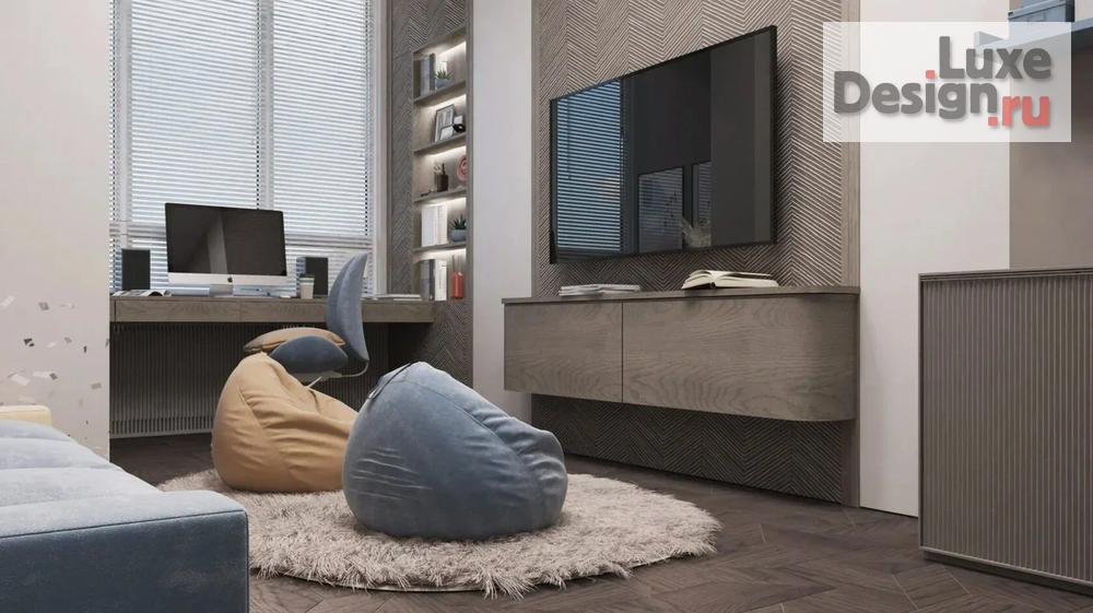 Дизайн интерьера трехкомнатной квартиры "ЖК Сити - Парк Москва" (фото 3)