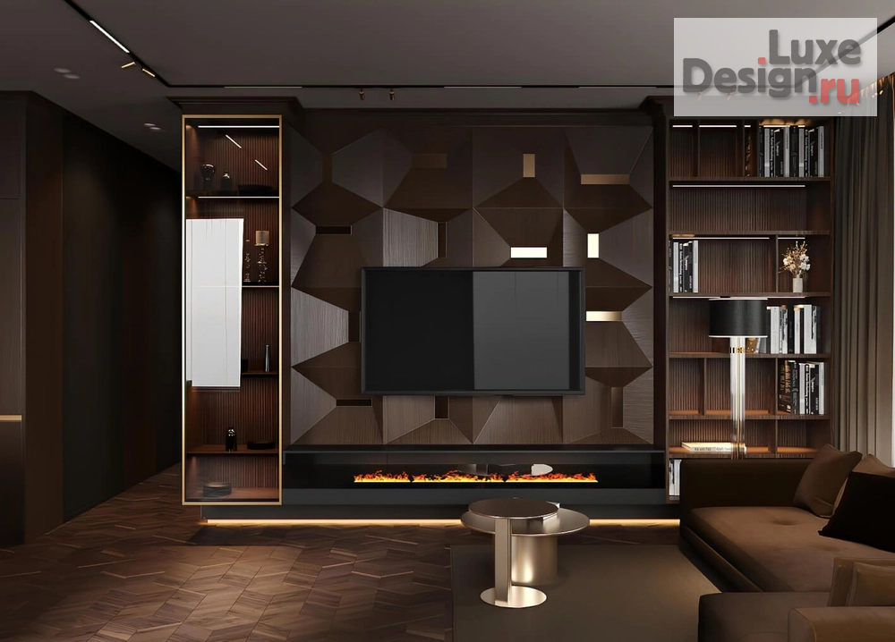 Дизайн интерьера двухкомнатной квартиры "ИНТЕРЬЕР В ЖК NAGATINO I-LAND 75 КВ.М" (фото 11)