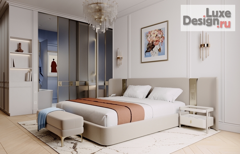 Дизайн интерьера трехкомнатной квартиры "ИНТЕРЬЕР КВАРТИРЫ В ЖК НАСТОЯЩЕЕ 95 КВ.М" (фото 12)