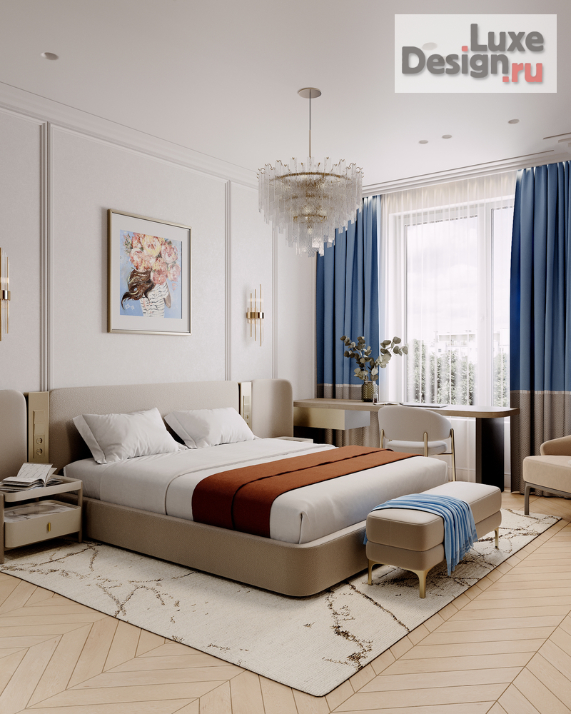 Дизайн интерьера трехкомнатной квартиры "ИНТЕРЬЕР КВАРТИРЫ В ЖК НАСТОЯЩЕЕ 95 КВ.М" (фото 13)