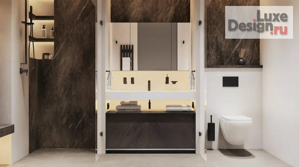 Дизайн интерьера трехкомнатной квартиры "ЖК Сити - Парк Москва" (фото 8)