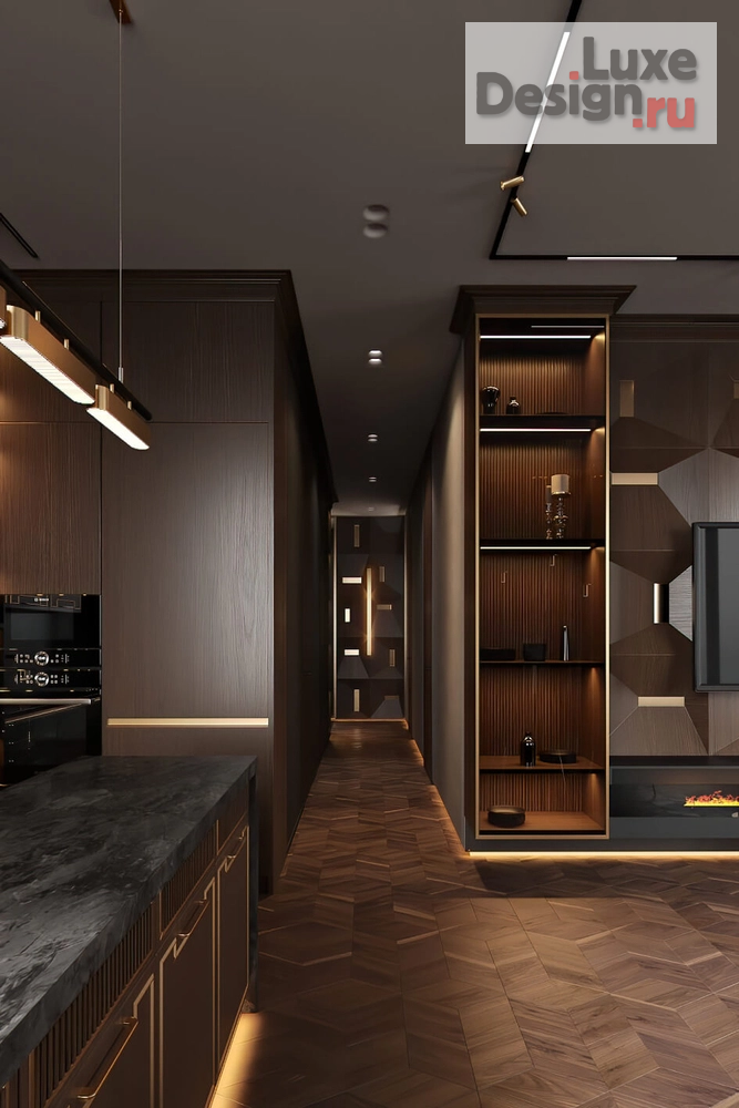 Дизайн интерьера двухкомнатной квартиры "Современный стиль" (фото 2) от дизайнера Старов Михаил Дизайн интерьера двухкомнатной квартиры "Современный стиль" (фото 2)