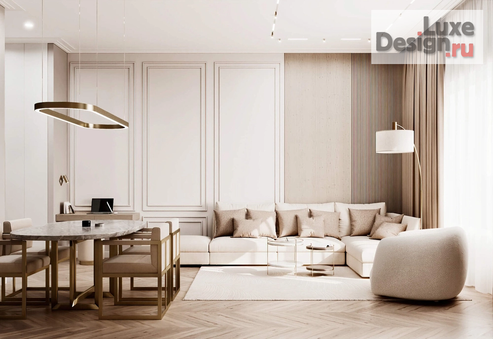 Дизайн интерьера двухкомнатной квартиры "ИНТЕРЬЕР В ЖК CARRE BLANC 75 КВ.М" (фото 12)