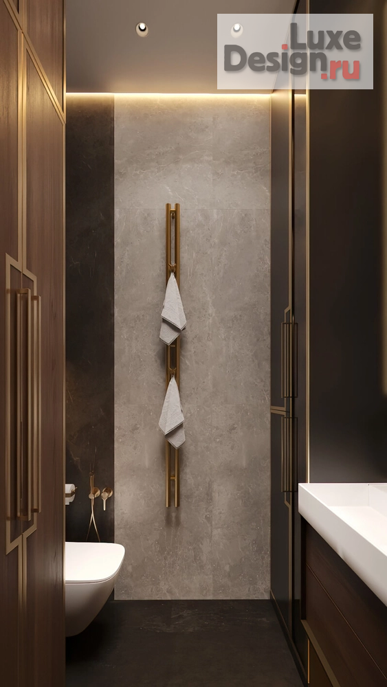 Дизайн интерьера двухкомнатной квартиры "ИНТЕРЬЕР В ЖК NAGATINO I-LAND 75 КВ.М" (фото 13)