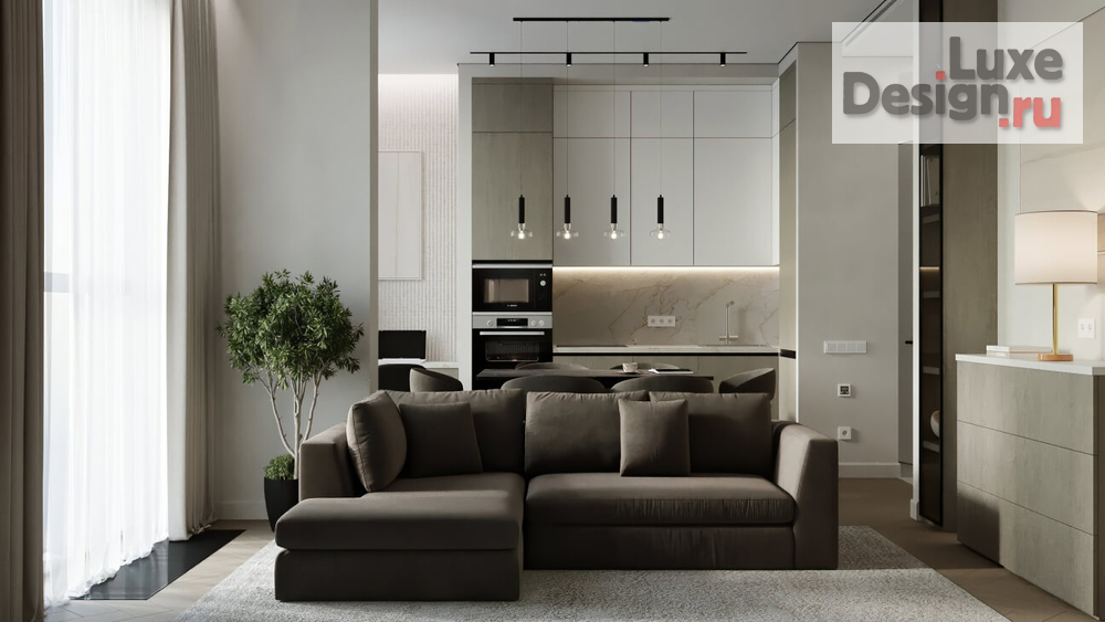 Дизайн интерьера двухкомнатной квартиры "РЕАЛИЗОВАННЫЙ ИНТЕРЬЕР ПОД СДАЧУ В ЖК SIDNEY CITY 60 КВ.М" (фото 29)