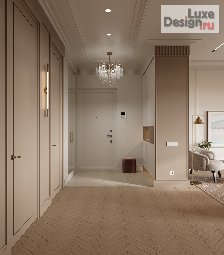 Дизайн интерьера трехкомнатной квартиры "ИНТЕРЬЕР КВАРТИРЫ В ЖК НАСТОЯЩЕЕ 95 КВ.М" (фото 15)