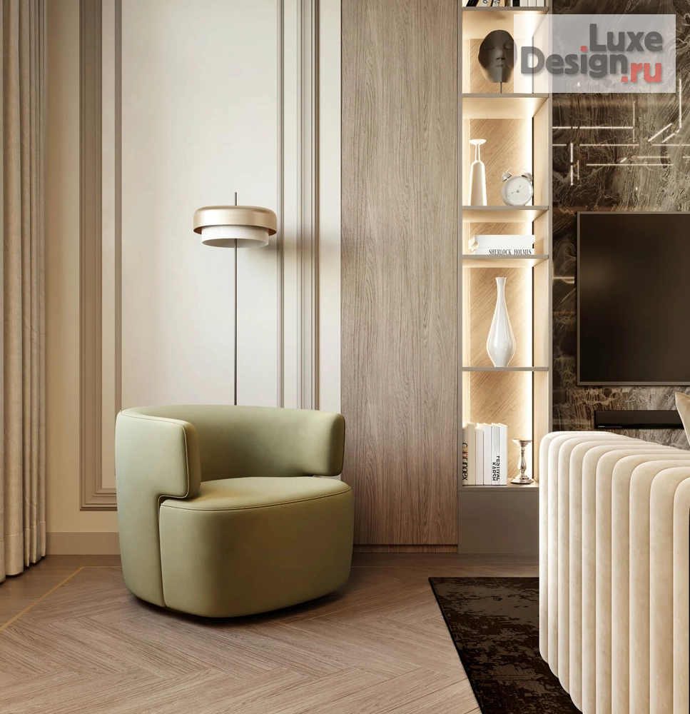 Дизайн интерьера трехкомнатной квартиры "ИНТЕРЬЕР КВАРТИРЫ 95 КВ.М ВО ВНУКОВО" (фото 13)