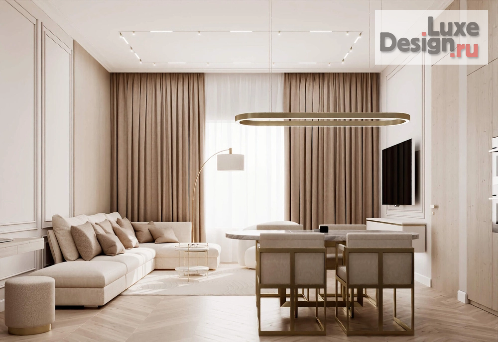 Дизайн интерьера двухкомнатной квартиры "ИНТЕРЬЕР В ЖК CARRE BLANC 75 КВ.М" (фото 14)