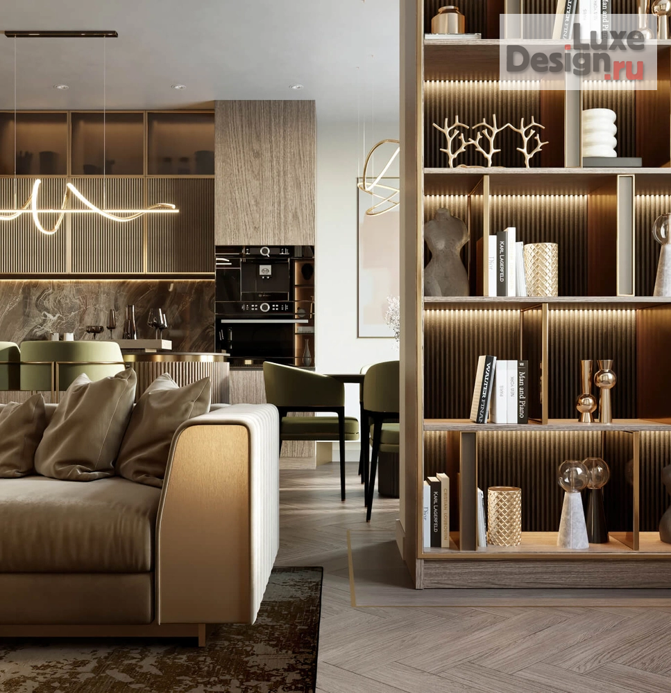 Дизайн интерьера трехкомнатной квартиры "ИНТЕРЬЕР КВАРТИРЫ 95 КВ.М ВО ВНУКОВО" (фото 14)