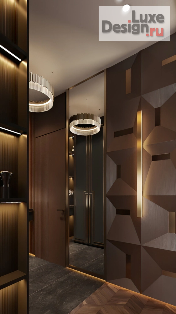 Дизайн интерьера двухкомнатной квартиры "ИНТЕРЬЕР В ЖК NAGATINO I-LAND 75 КВ.М" (фото 17)