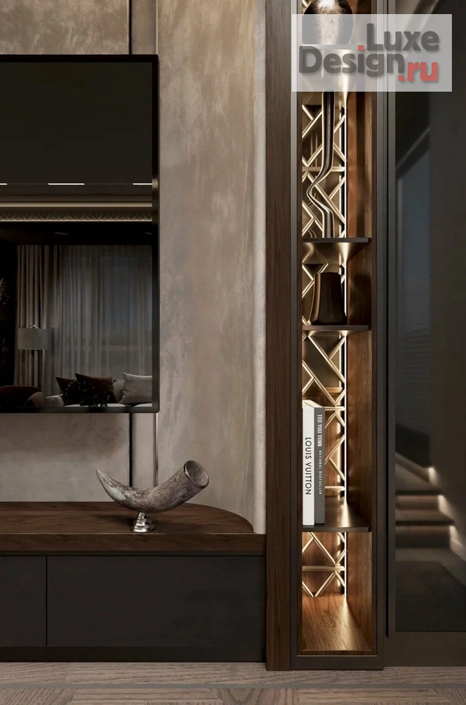 Дизайн интерьера трехкомнатной квартиры "ИНТЕРЬЕР КВАРТИРЫ В ЖК SITY PARK 120 КВ.М" (фото 8)