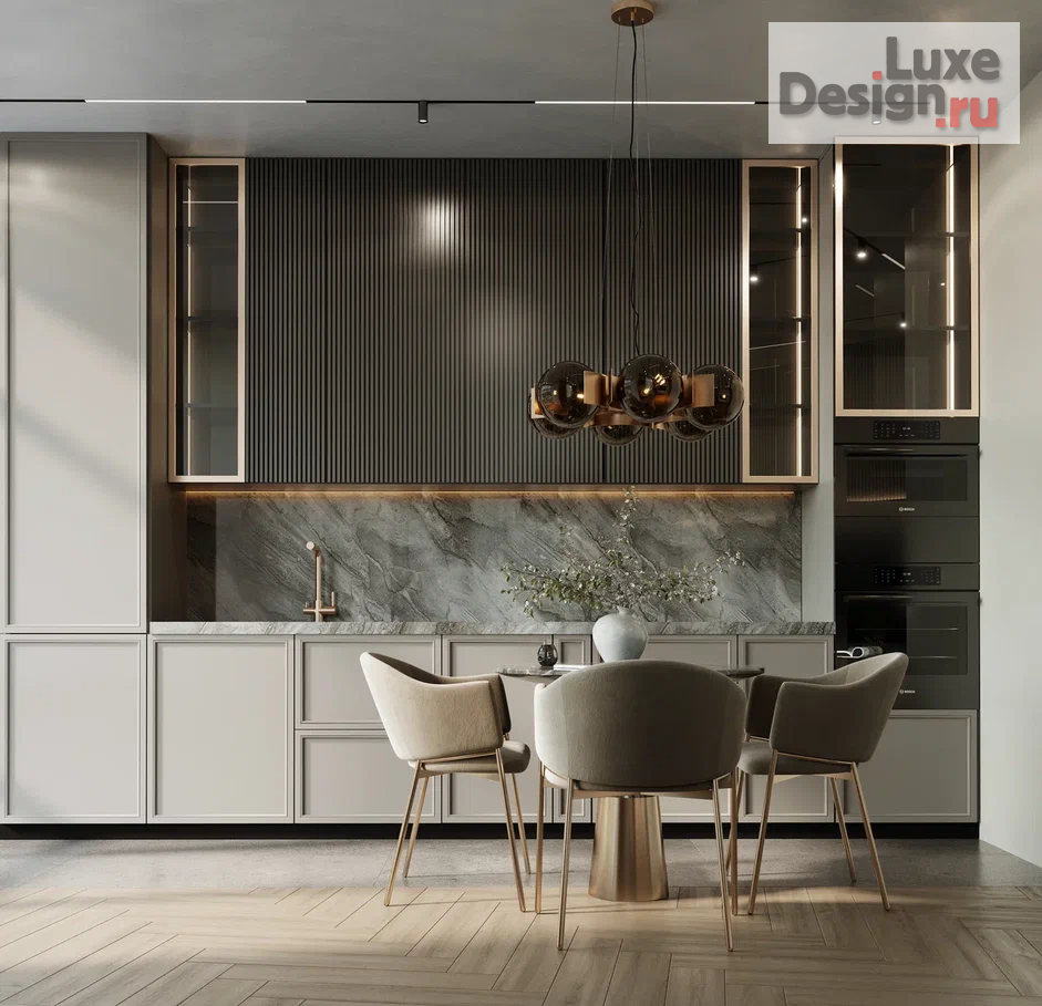 Дизайн интерьера двухкомнатной квартиры "ИНТЕРЬЕР КВАРТИРЫ ВО ВНУКОВО 60 КВ.М" (фото 3)