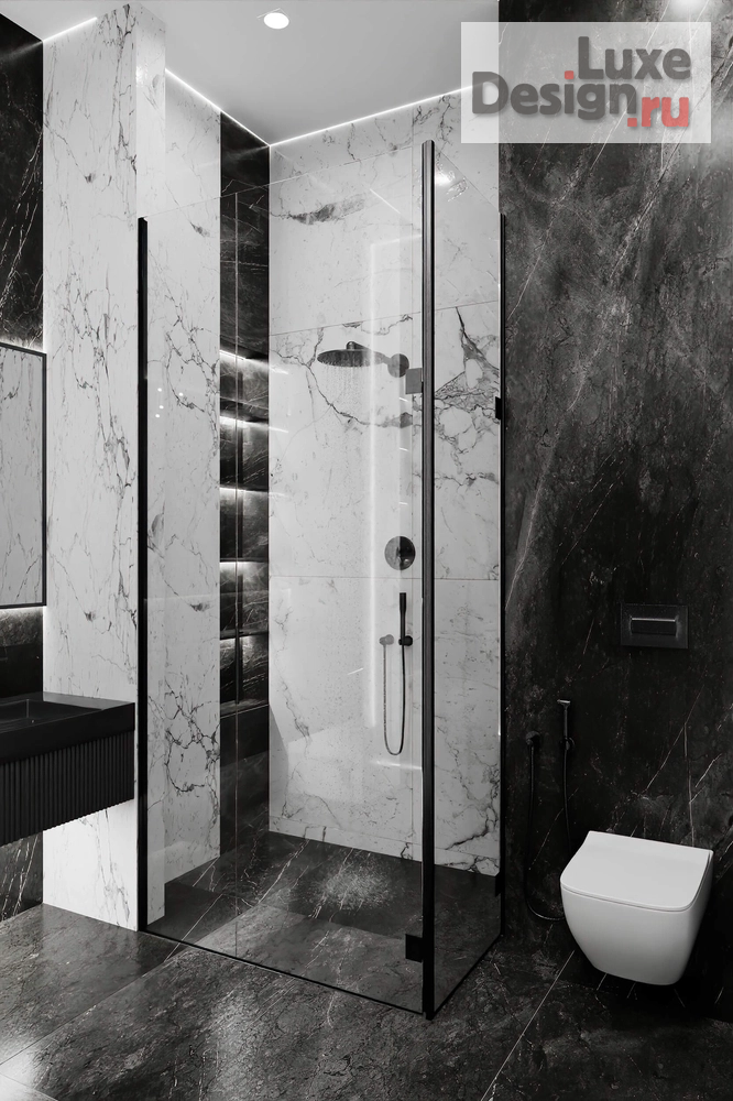 Дизайн интерьера двухкомнатной квартиры "ИНТЕРЬЕР В ЖК CARRE BLANC 75 КВ.М" (фото 2)