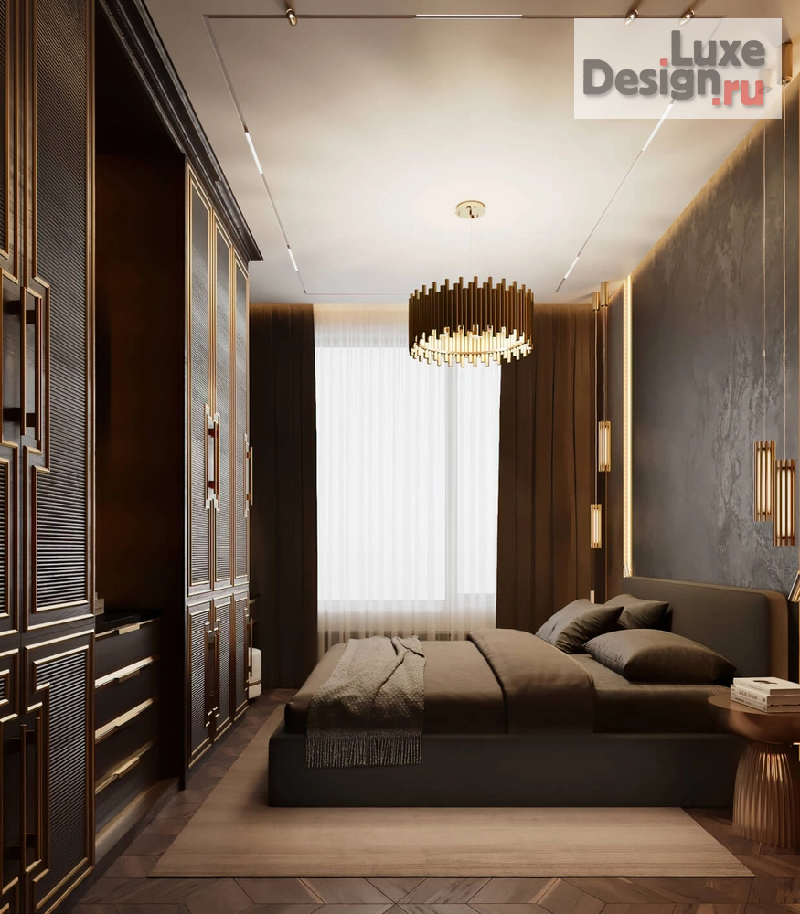 Дизайн интерьера двухкомнатной квартиры "ИНТЕРЬЕР В ЖК NAGATINO I-LAND 75 КВ.М" (фото 2)