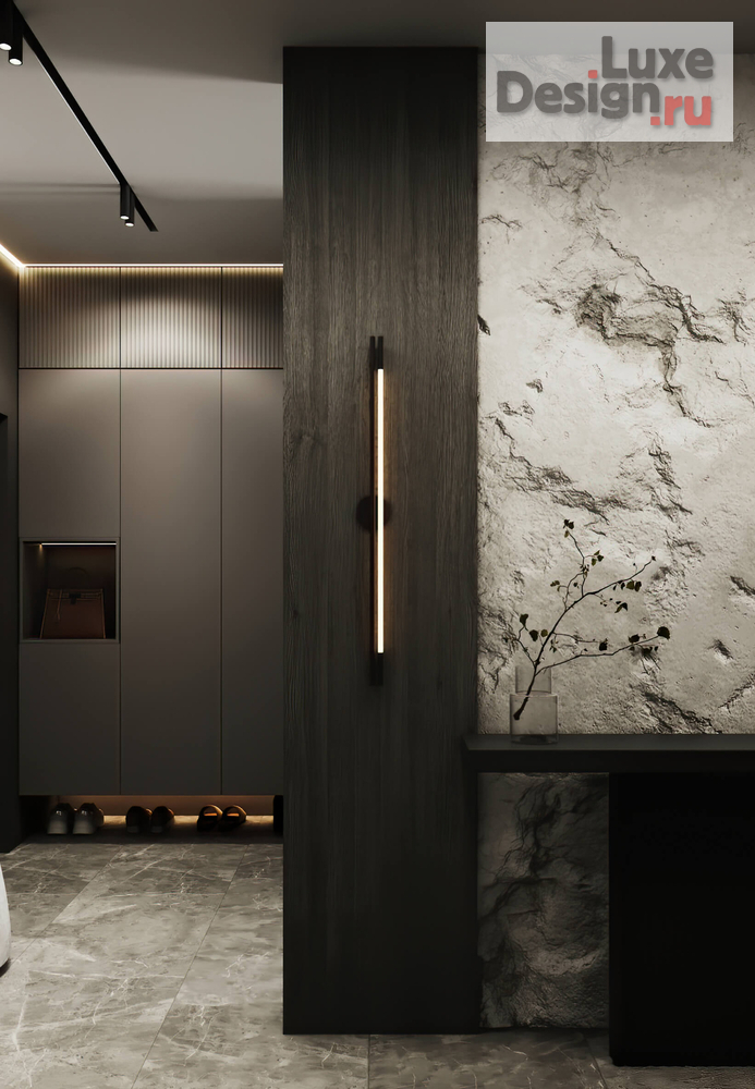 Дизайн интерьера трехкомнатной квартиры "КВАРТИРА В ЖК ТРИУМФ 80 КВ.М В КРАСНОДАРЕ" (фото 2)