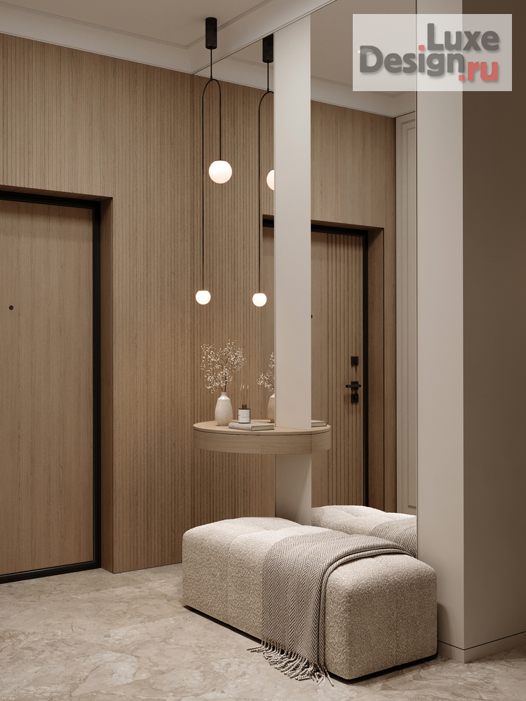 Дизайн интерьера трехкомнатной квартиры "ИНТЕРЬЕР КВАРТИРЫ В ЖК iLOVE 85 КВ.М" (фото 10)
