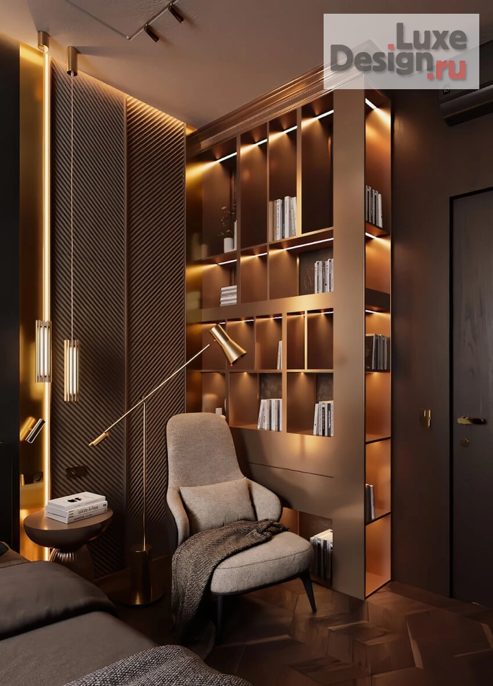 Дизайн интерьера двухкомнатной квартиры "ИНТЕРЬЕР В ЖК NAGATINO I-LAND 75 КВ.М" (фото 21)