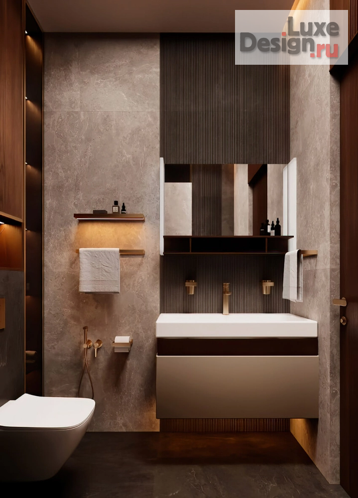 Дизайн интерьера двухкомнатной квартиры "ИНТЕРЬЕР В ЖК NAGATINO I-LAND 75 КВ.М" (фото 22)