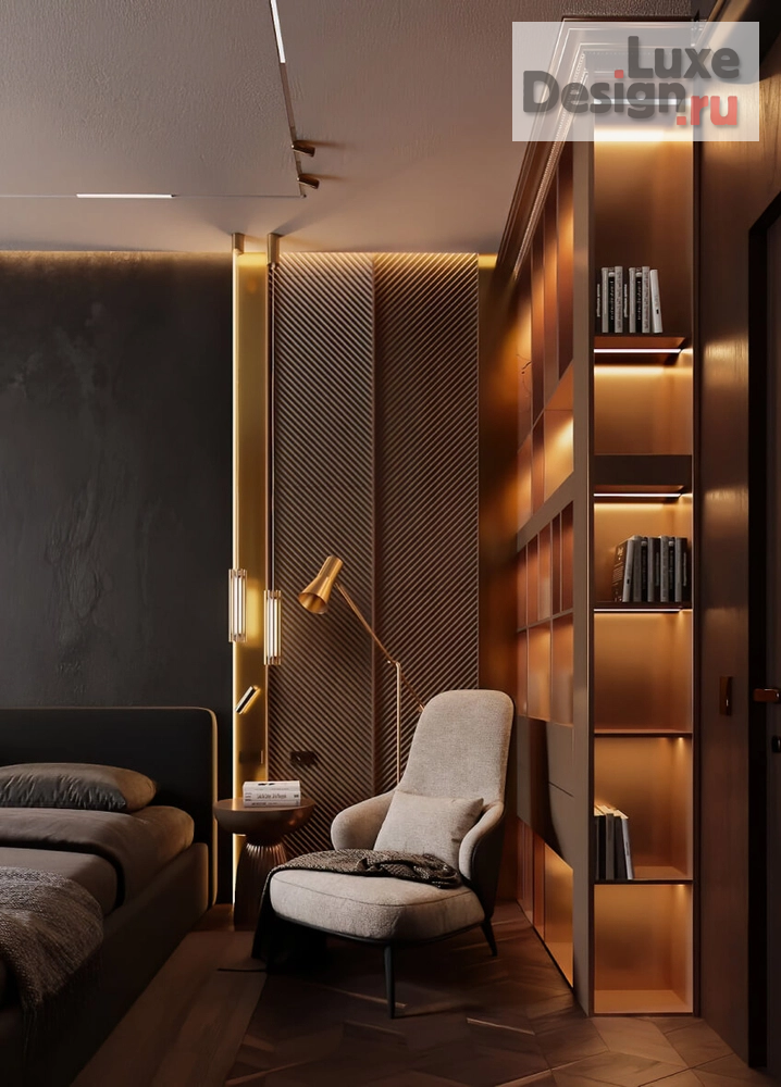 Дизайн интерьера двухкомнатной квартиры "ИНТЕРЬЕР В ЖК NAGATINO I-LAND 75 КВ.М" (фото 23)