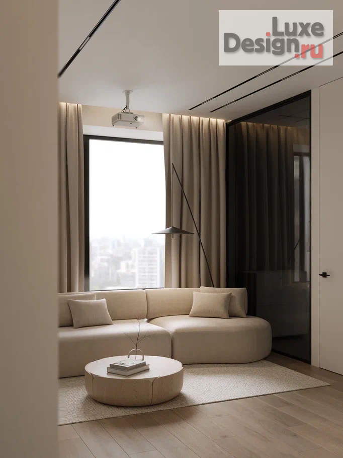 Дизайн интерьера трехкомнатной квартиры "ИНТЕРЬЕР КВАРТИРЫ В ЖК WILL TOWERS 88 кв,м" (фото 1)