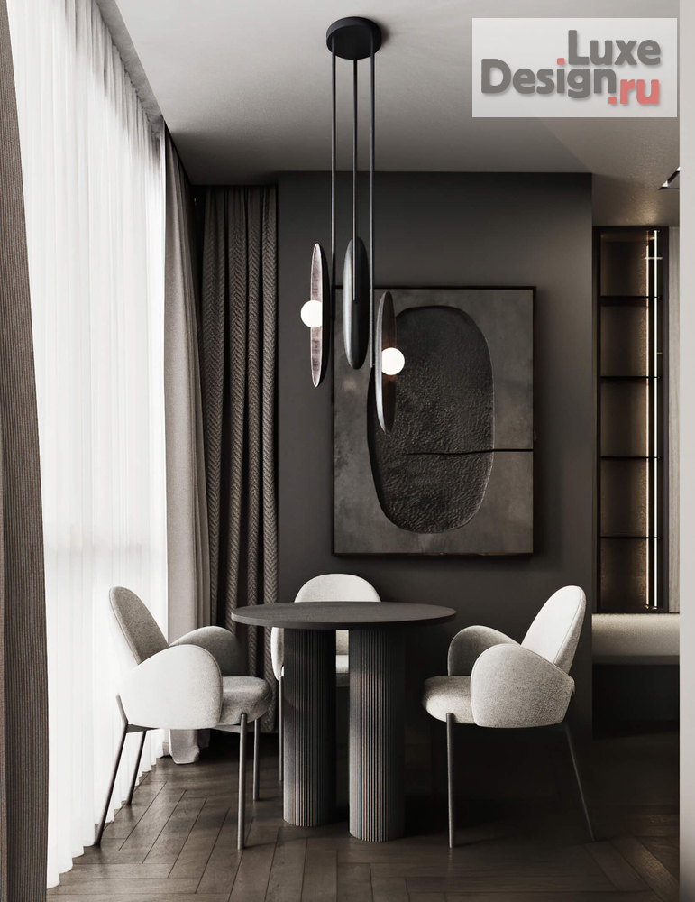 Дизайн интерьера трехкомнатной квартиры "КВАРТИРА В ЖК ТРИУМФ 80 КВ.М В КРАСНОДАРЕ" (фото 1)