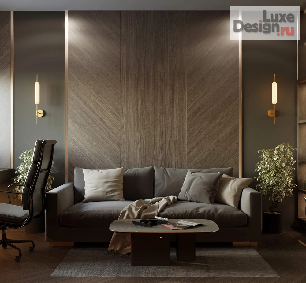 Дизайн интерьера трехкомнатной квартиры "ИНТЕРЬЕР КВАРТИРЫ 95 КВ.М ВО ВНУКОВО" (фото 4)