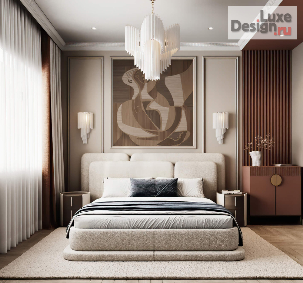 Дизайн интерьера трехкомнатной квартиры "ИНТЕРЬЕР КВАРТИРЫ ЖК RIVER SKY 80 КВ.М" (фото 1)