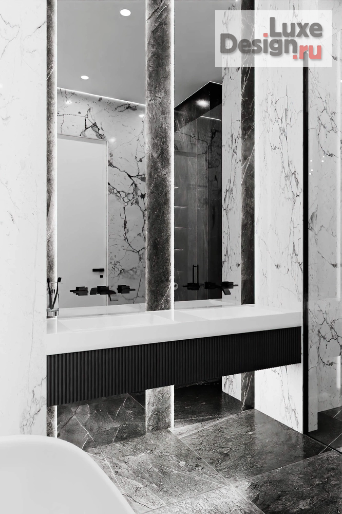 Дизайн интерьера двухкомнатной квартиры "ИНТЕРЬЕР В ЖК CARRE BLANC 75 КВ.М" (фото 4)