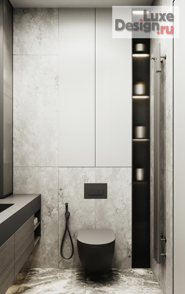 Дизайн интерьера трехкомнатной квартиры "КВАРТИРА В ЖК ТРИУМФ 80 КВ.М В КРАСНОДАРЕ" (фото 4)