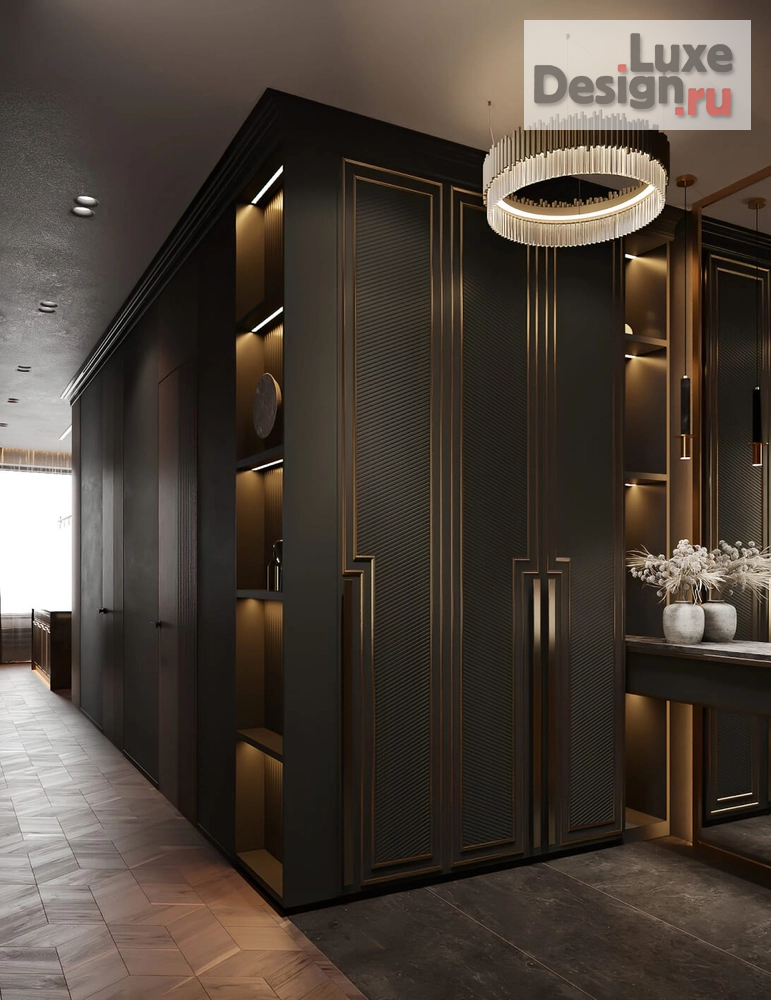 Дизайн интерьера двухкомнатной квартиры "ИНТЕРЬЕР В ЖК NAGATINO I-LAND 75 КВ.М" (фото 4)