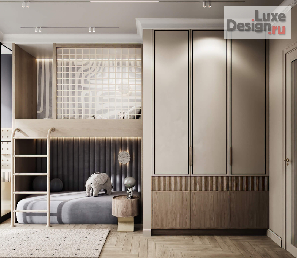 Дизайн интерьера трехкомнатной квартиры "ИНТЕРЬЕР КВАРТИРЫ ЖК RIVER SKY 80 КВ.М" (фото 4)