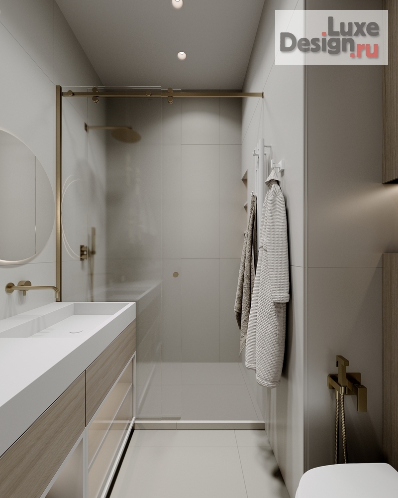 Дизайн интерьера трехкомнатной квартиры "ИНТЕРЬЕР КВАРТИРЫ В ЖК НАСТОЯЩЕЕ 95 КВ.М" (фото 6)