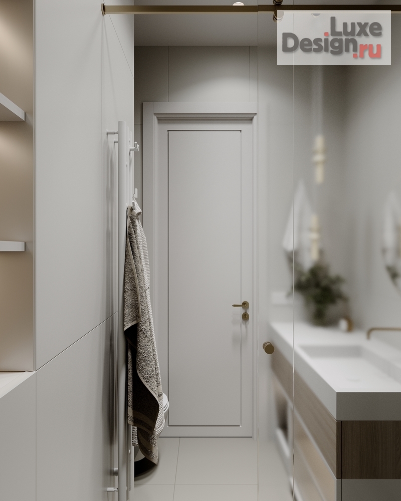 Дизайн интерьера трехкомнатной квартиры "ИНТЕРЬЕР КВАРТИРЫ В ЖК НАСТОЯЩЕЕ 95 КВ.М" (фото 8)