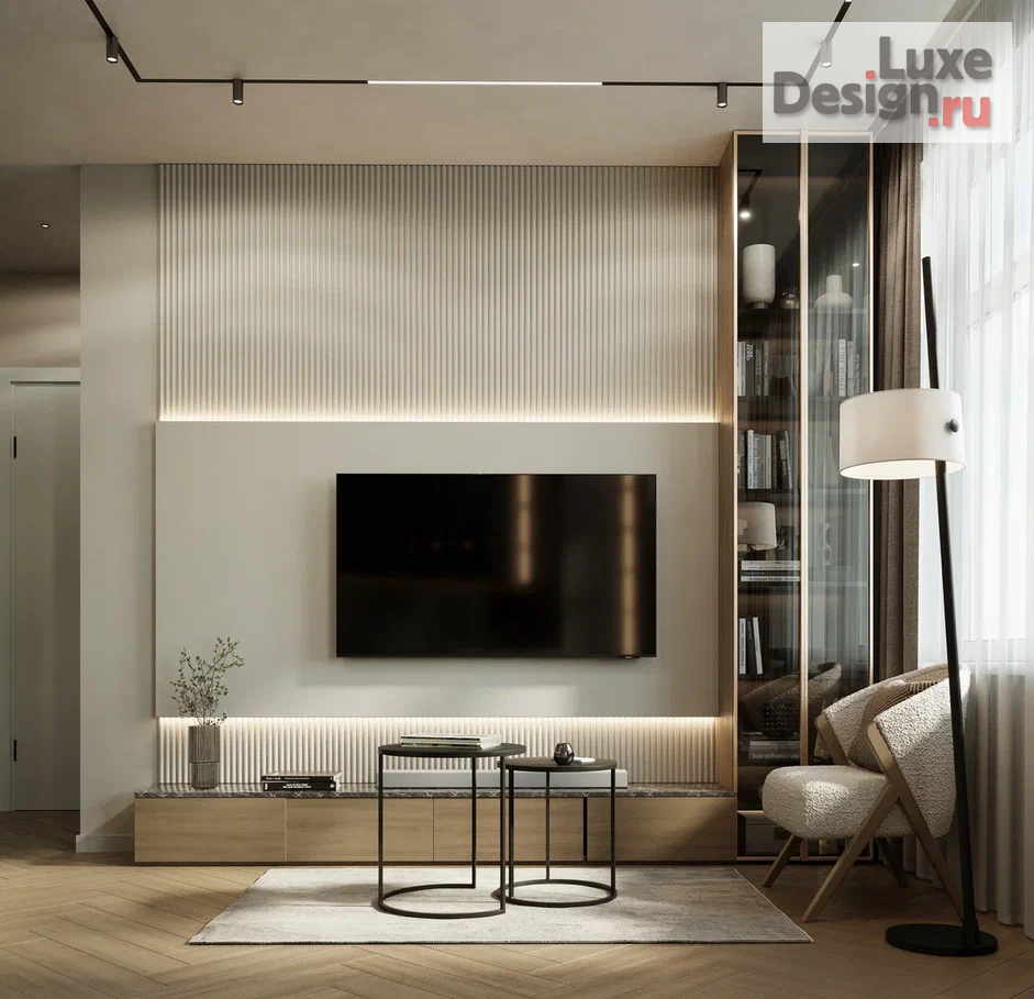 Дизайн интерьера двухкомнатной квартиры "ИНТЕРЬЕР КВАРТИРЫ ВО ВНУКОВО 60 КВ.М" (фото 5)