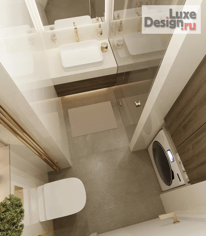 Дизайн интерьера двухкомнатной квартиры "ИНТЕРЬЕР КВАРТИРЫ ВО ВНУКОВО 60 КВ.М" (фото 14)