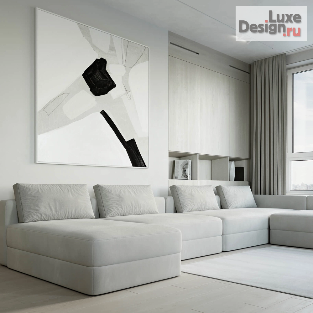 Дизайн интерьера трехкомнатной квартиры "ИНТЕРЬЕР КВАРТИРЫ В ЖК SITY PARK 150 КВ.М" (фото 1)