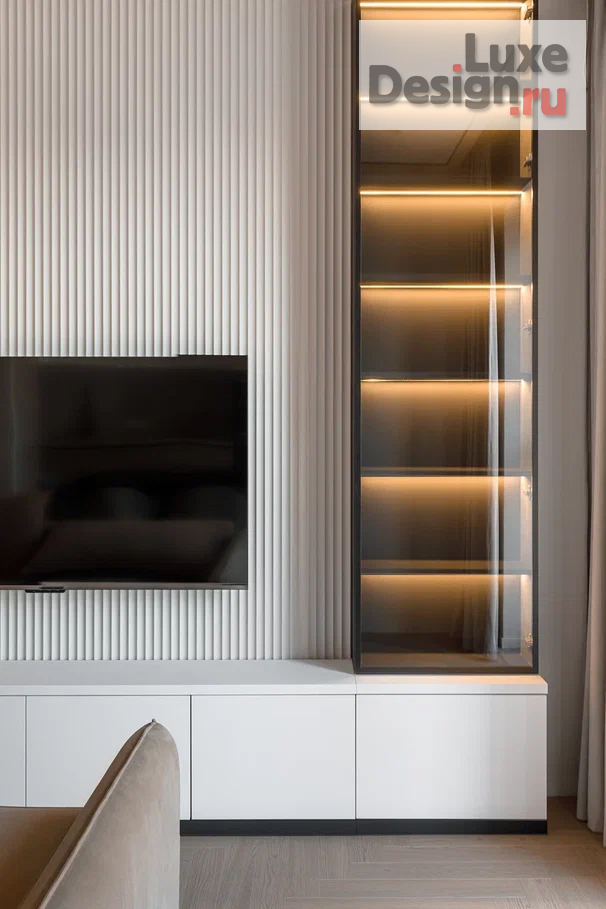 Дизайн интерьера двухкомнатной квартиры "РЕАЛИЗОВАННЫЙ ИНТЕРЬЕР ПОД СДАЧУ В ЖК SIDNEY CITY 60 КВ.М" (фото 5)