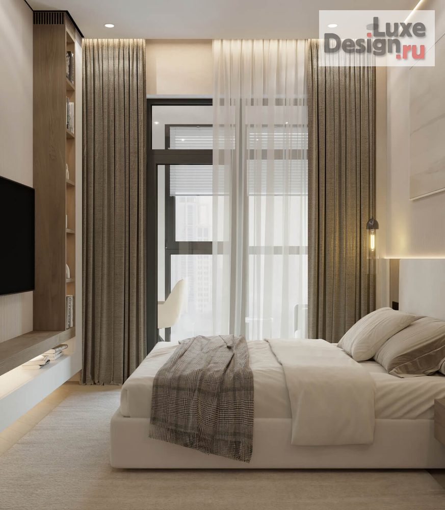 Дизайн интерьера двухкомнатной квартиры "РЕАЛИЗОВАННЫЙ ИНТЕРЬЕР ПОД СДАЧУ В ЖК SIDNEY CITY 60 КВ.М" (фото 22)