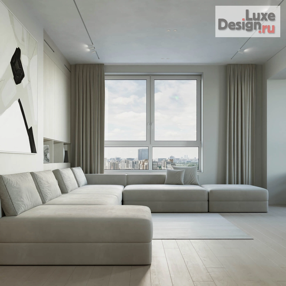 Дизайн интерьера трехкомнатной квартиры "ИНТЕРЬЕР КВАРТИРЫ В ЖК SITY PARK 150 КВ.М" (фото 7)