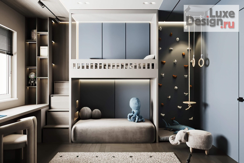 Дизайн интерьера трехкомнатной квартиры "КВАРТИРА В ЖК ТРИУМФ 80 КВ.М В КРАСНОДАРЕ" (фото 7)